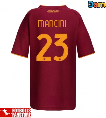 AS Roma Gianluca Mancini #23 Hemmatröja Dam 2025-26 Kortärmad